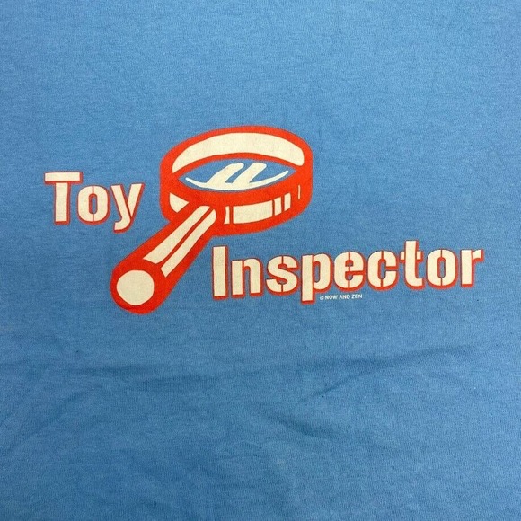 Kids Toy Inspector Tee Thrifted Vintage Style Size XS - Picture 4 of 10